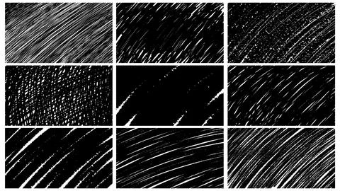 Grunge black and white background. Fully digital hand drawn with a brushstrokes Stock Illustration