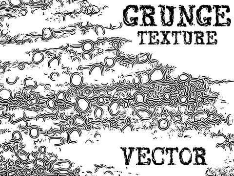Grunge black and white pattern. Vector illustration Stock Illustration