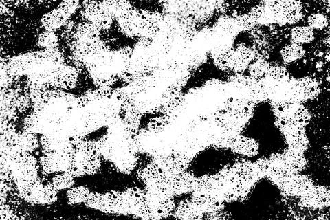 Grunge black and white pattern. Monochrome particles abstract texture Stock Illustration
