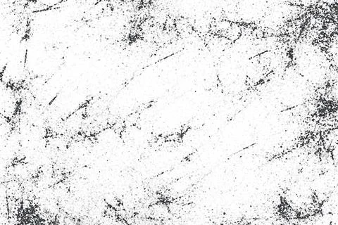 Grunge black and white pattern. Monochrome particles abstract texture. Stock Illustration