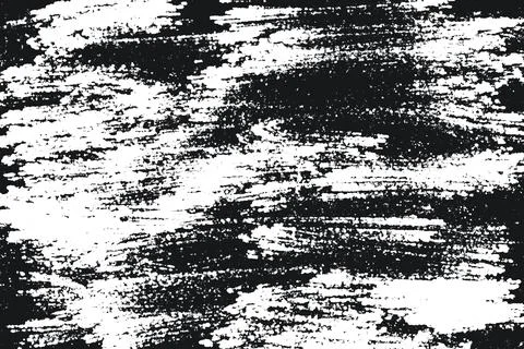 Grunge black and white pattern. Monochrome particles abstract texture. Stock Illustration