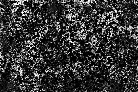 Grunge black and white pattern. Monochrome particles abstract texture. Stock Illustration