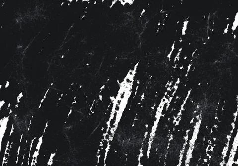 Grunge black and white pattern. Monochrome particles abstract texture. Illustrazione stock