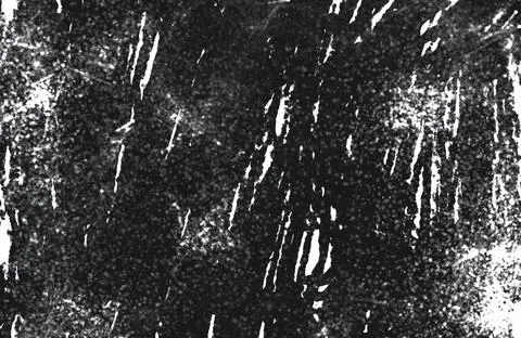 Grunge black and white pattern. Monochrome particles abstract texture. Stock Illustration