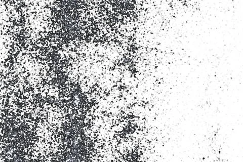Grunge black and white pattern. Monochrome particles abstract texture. Backg Stock Illustration