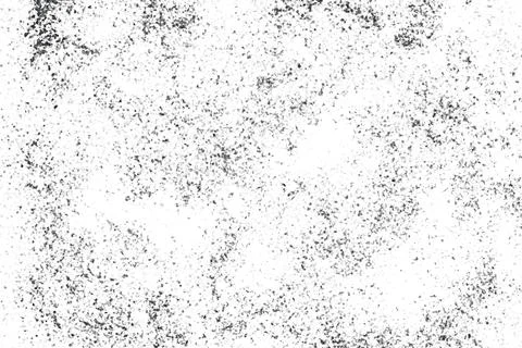 Grunge black and white pattern. Monochrome particles abstract texture. Backg Stock Illustration