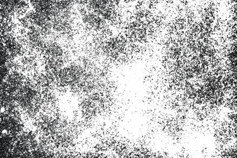 Grunge black and white pattern. Monochrome particles abstract texture. Backg Stock Illustration