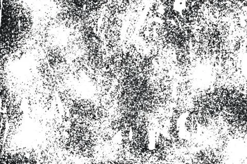 Grunge black and white pattern. Monochrome particles abstract texture. Backg Stock Illustration