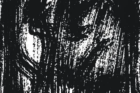Grunge black and white pattern. Monochrome particles abstract texture. Backg Stock Illustration