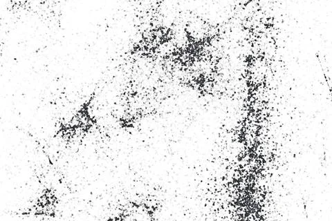 Grunge black and white pattern. Monochrome particles abstract texture. Backg Stock Illustration