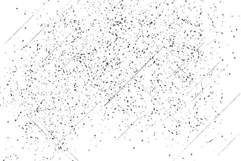 Grunge black and white pattern. Monochrome particles abstract texture. Backg Stock Illustration