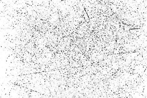 Grunge black and white pattern. Monochrome particles abstract texture. Backg Stock Illustration