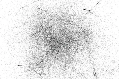 Grunge black and white pattern. Monochrome particles abstract texture. Backg Stock Illustration