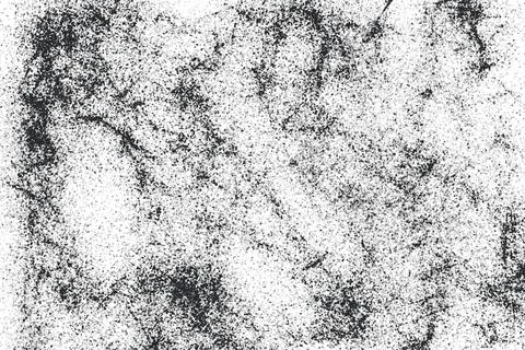 Grunge black and white pattern. Monochrome particles abstract texture. Backg Stock Illustration