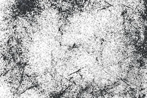 Grunge black and white pattern. Monochrome particles abstract texture. Backg Stock Illustration