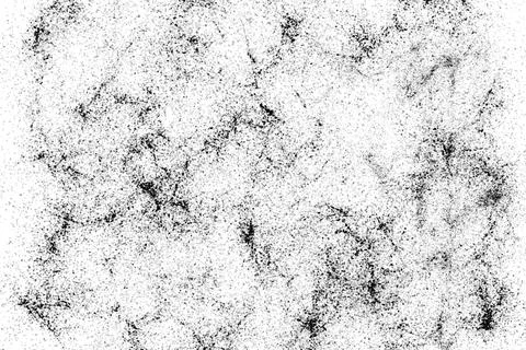 Grunge black and white pattern. Monochrome particles abstract texture. Backg Stock Illustration