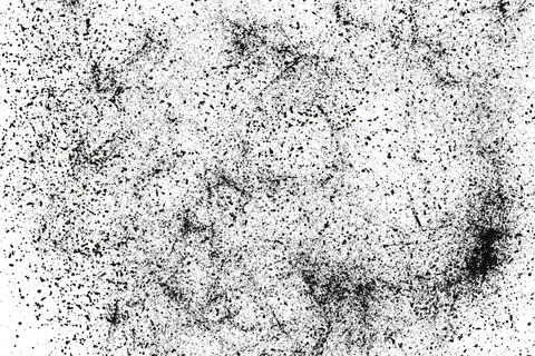 Grunge black and white pattern. Monochrome particles abstract texture. Backg Stock Illustration