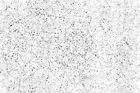 Grunge black and white pattern. Monochrome particles abstract texture. Backg Stock Illustration