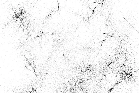 Grunge black and white pattern. Monochrome particles abstract texture. Backg Stock Illustration