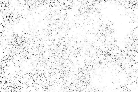 Grunge black and white pattern. Monochrome particles abstract texture. Backg Stock Illustration