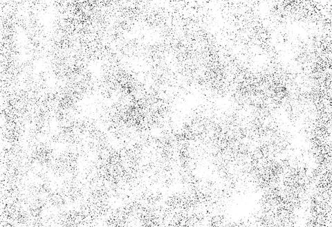 Grunge black and white pattern. Monochrome particles abstract texture. Backg Stock Illustration