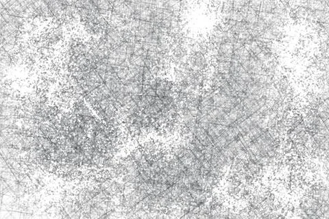 Grunge black and white pattern. Monochrome particles abstract texture. Stock Illustration