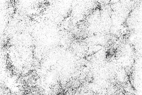 Grunge black and white pattern. Monochrome particles abstract texture. Stock Illustration