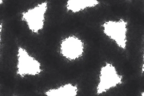 Grunge black and white pattern. Monochrome particles abstract texture Stock Illustration
