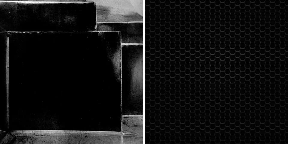 Grunge black and white pattern. Monochrome particles abstract texture. Gray.. Stock Illustration
