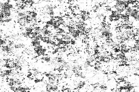 Grunge black and white pattern. Old vintage surface - illustration Stock Photos