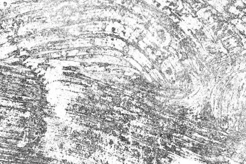 Grunge black and white texture. Abstract monochrome pattern of cracks, scuffs Stock Illustration