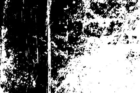 Grunge black and white texture background (Vector). Use for decoration, aging Stock Illustration