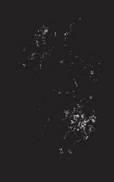 Grunge Black And White Vector Texture. Dark Dust Overlay Distress Background Stock Illustration