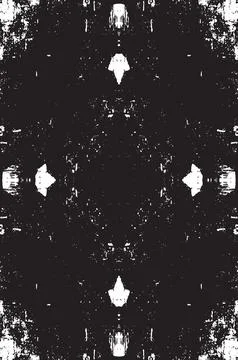 Grunge Black And White Vector Texture. Dark Dust Overlay Distress Background Stock Illustration
