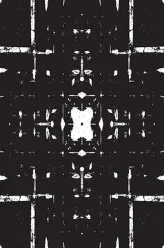 Grunge Black And White Vector Texture. Dark Dust Overlay Distress Background Illustrazione stock