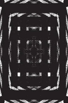Grunge Black And White Vector Texture. Dark Dust Overlay Distress Background Stock Illustration