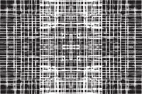 Grunge Black And White Vector Texture. Dark Dust Overlay Distress Background Stock Illustration