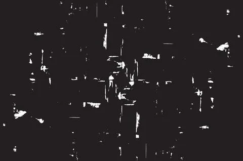 Grunge Black And White Vector Texture. Dark Dust Overlay Distress Background Stock Illustration