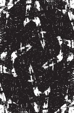 Grunge Black And White Vector Texture. Dark Dust Overlay Distress Background Illustrazione stock