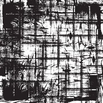 Grunge Black And White Vector Texture. Dark Dust Overlay Distress Background Stock Illustration