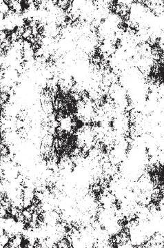 Grunge Black And White Vector Texture. Dark Dust Overlay Distress Background Stock Illustration