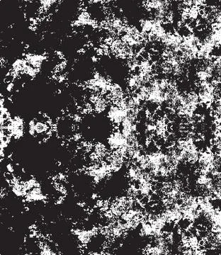 Grunge Black And White Vector Texture. Dark Dust Overlay Distress Background Illustrazione stock