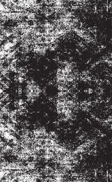 Grunge Black And White Vector Texture. Dark Dust Overlay Distress Background Stock Illustration