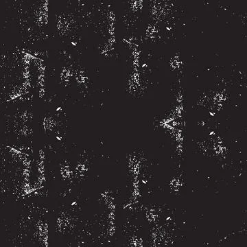 Grunge Black And White Vector Texture. Dark Dust Overlay Distress Background Illustrazione stock