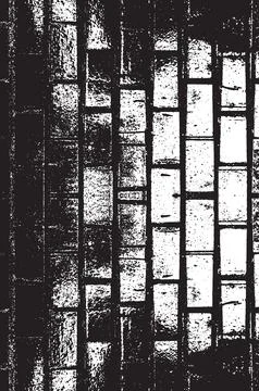 Grunge Black And White Vector Texture. Dark Dust Overlay Distress Background Stock Illustration