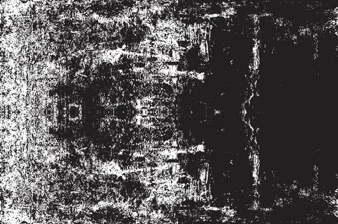 Grunge Black And White Vector Texture. Dark Dust Overlay Distress Background Stock Illustration