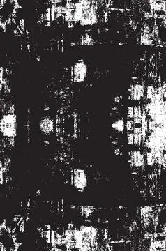 Grunge Black And White Vector Texture. Dark Dust Overlay Distress Background Illustrazione stock