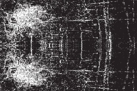 Grunge Black And White Vector Texture. Dark Dust Overlay Distress Background Stock Illustration