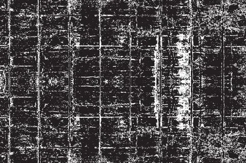 Grunge Black And White Vector Texture. Dark Dust Overlay Distress Background Stock Illustration