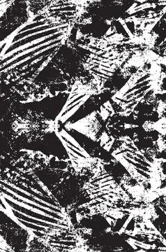 Grunge Black And White Vector Texture. Dark Dust Overlay Distress Background Illustrazione stock